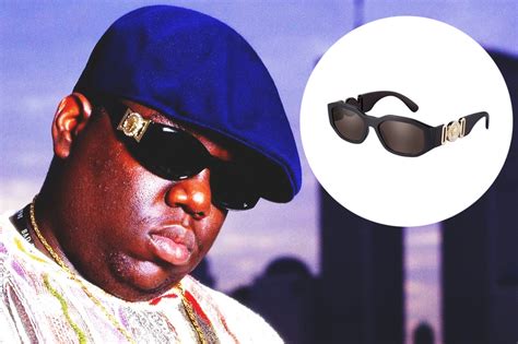 the notorious big versace sunglasses|biggie smalls Versace shades.